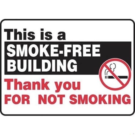Accuform SMOKING CONTROL SIGN THIS IS A MSMK910XT MSMK910XT